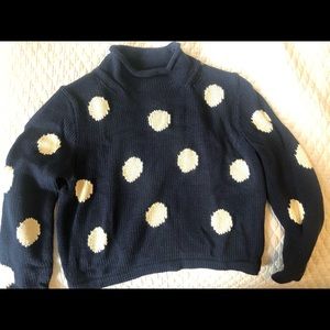 Sweater with roll neck